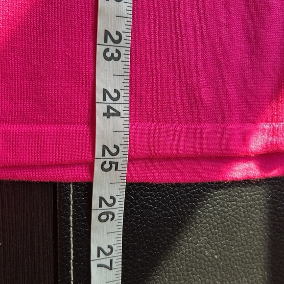 Lilly Pulitzer Callee Sweater Pink Flounce Ruffle Sleeve Gold Buttons Crewneck M - Picture 13 of 13